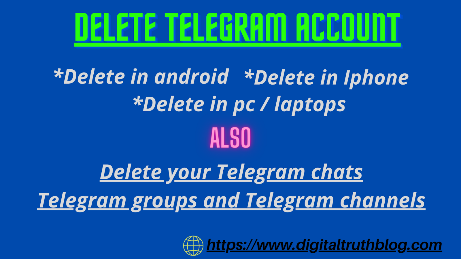 how to delete telegram account permanently