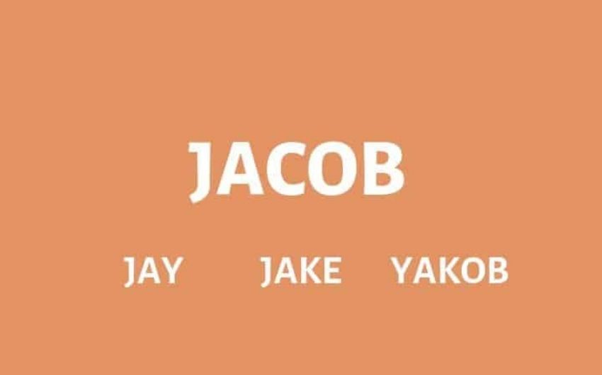 Best nickname for Jacob