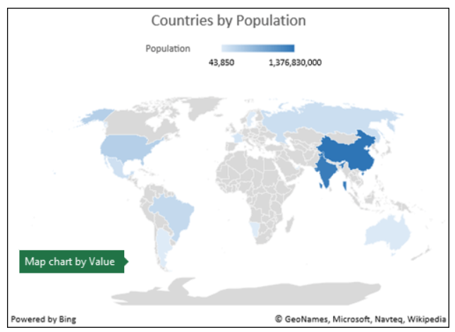 Excel Map Charts