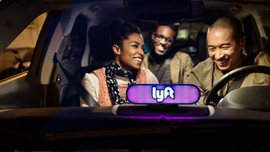 group in the car lyft
