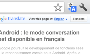 Google Translate Extensión Chrome