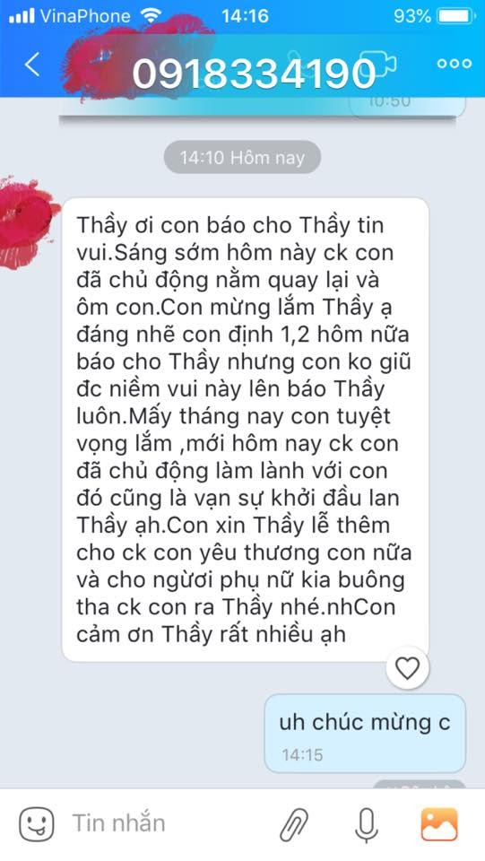 bùa yêu trói chồng