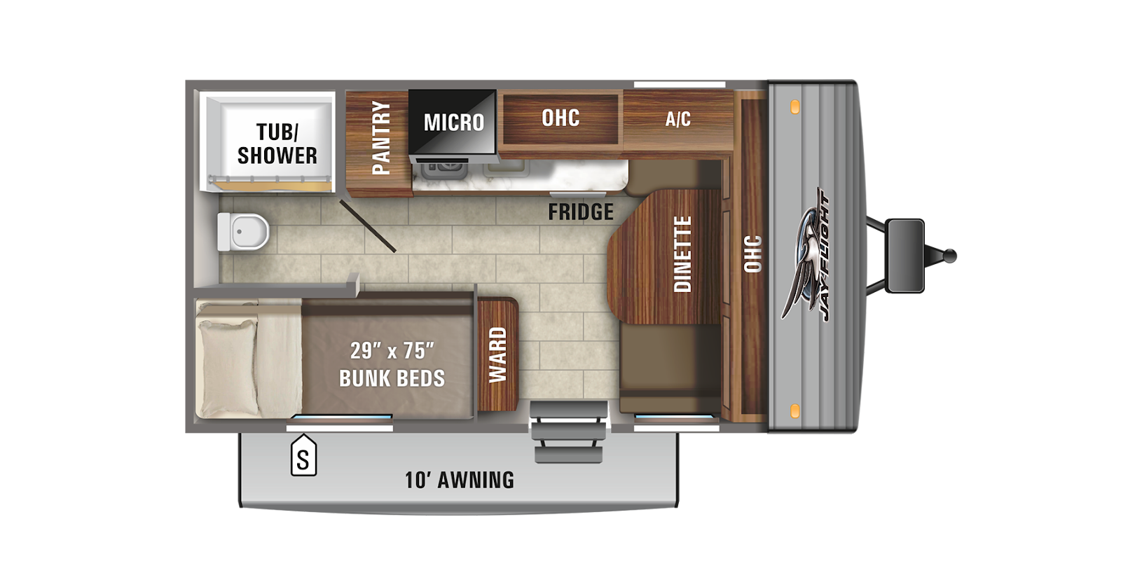 floorplan for jayco jay flight