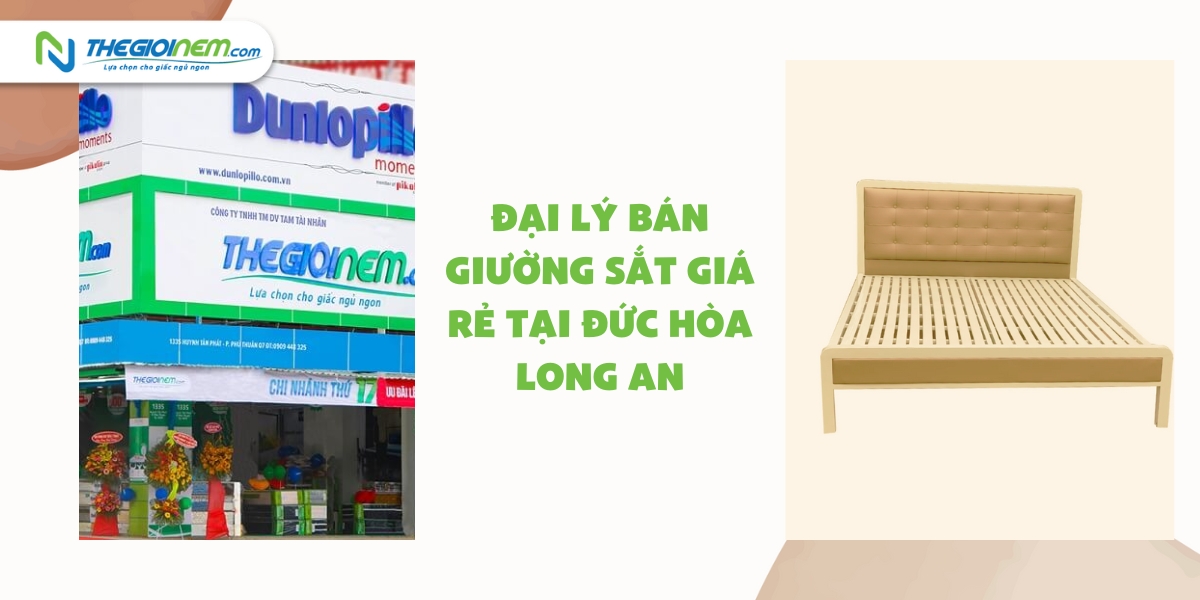 Đại lý bán giường sắt giá rẻ tại Đức Hòa – Long An