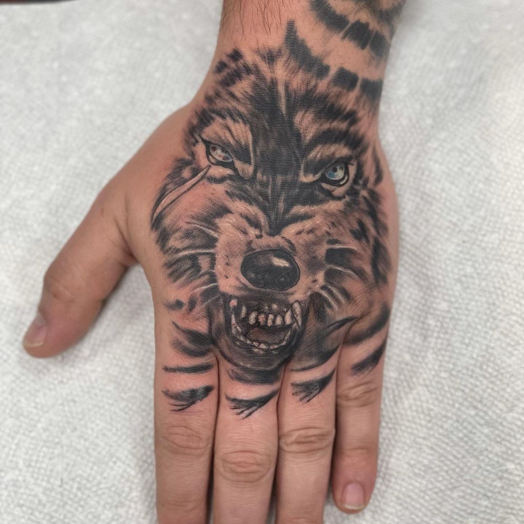 Majestic Wolf Tattoo
