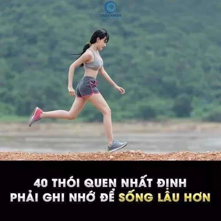 40 THÓI QUEN TỐT CHO SỨC KHỎE