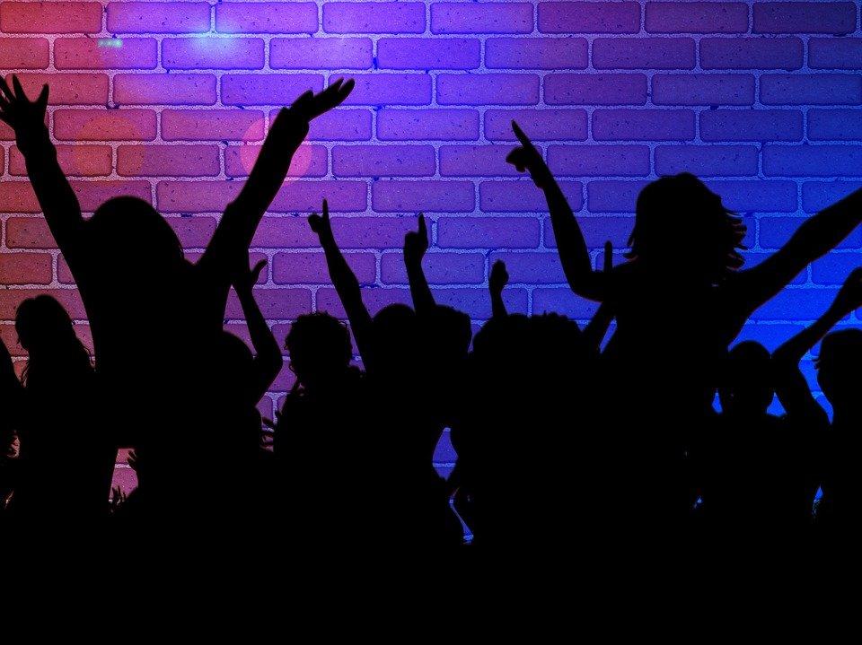 Silhouette, Girl, Dance, Party, Disco, Discotheque