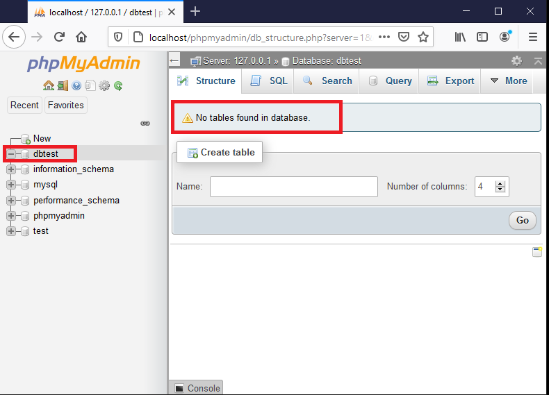 How to Create a Database Table With Phpmyadmin - walacademy