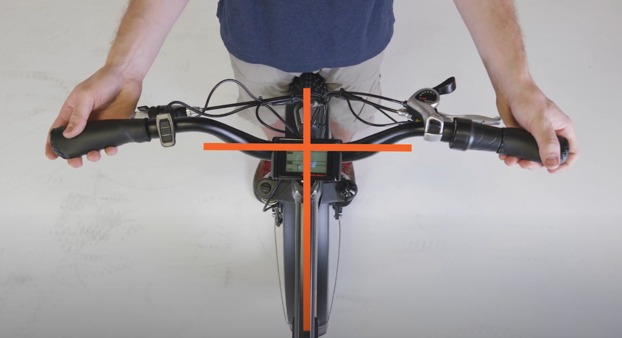 The handlebar must be properly aligned before all the bolts are tightened.