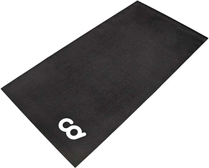 CyclingDeal Bicycle Mat - Size 30x60 or 30x72 - for Trainer Hardwood Floor Carpet Protection Workout, Indoor Cycling, Stationary & Peloton Spin Bikes - Thick Mats for Exercise Equipment Treadmill