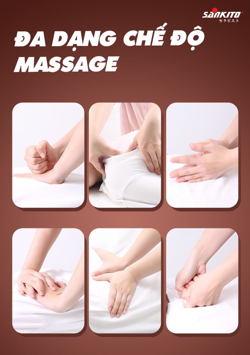 Các bài tập massage chuyên sâu mô phỏng kỹ thuật spa