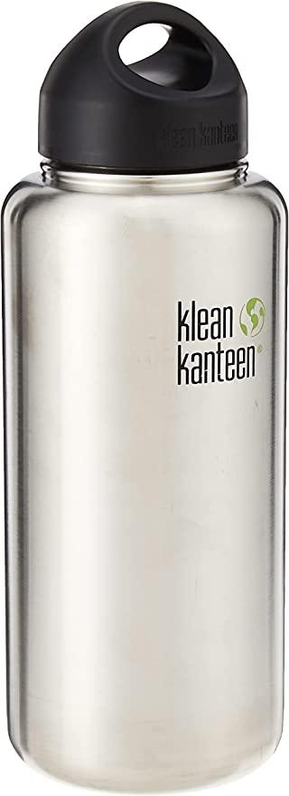 D:\7 Water Bottles with Wide Mouths and Built-In Compartments for Convenient Hydration and Storage\1. Klean Kanteen Wide Mouth Stainless Steel Water Bottle.jpg