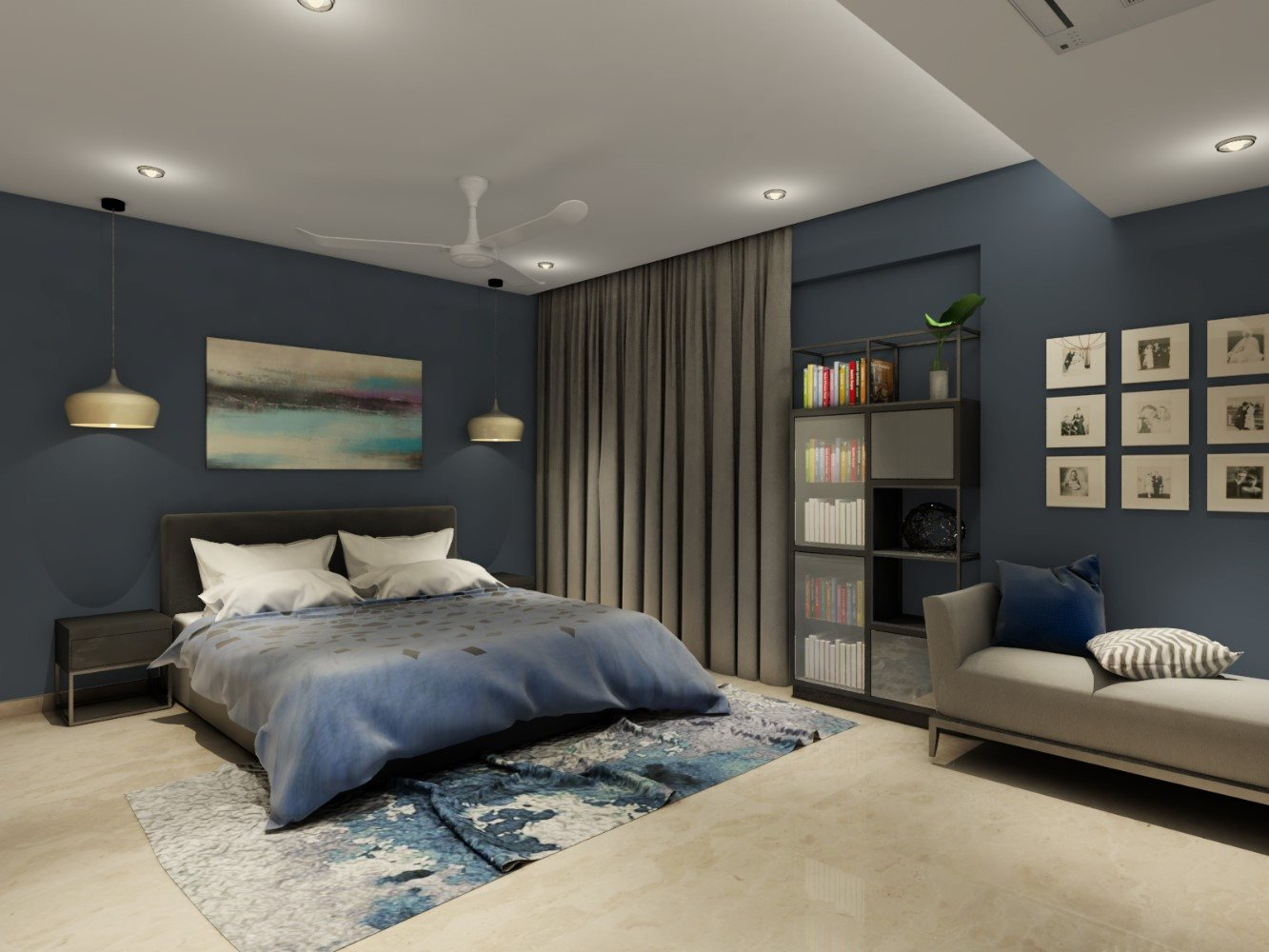 Blue Bedroom Idea