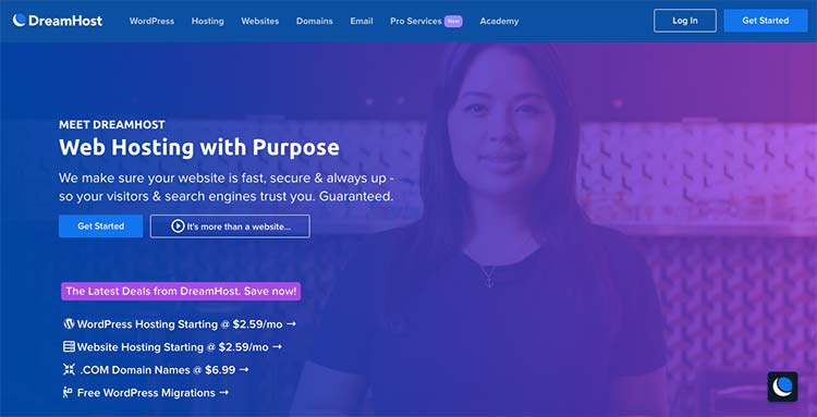 Alojamiento web DreamHost