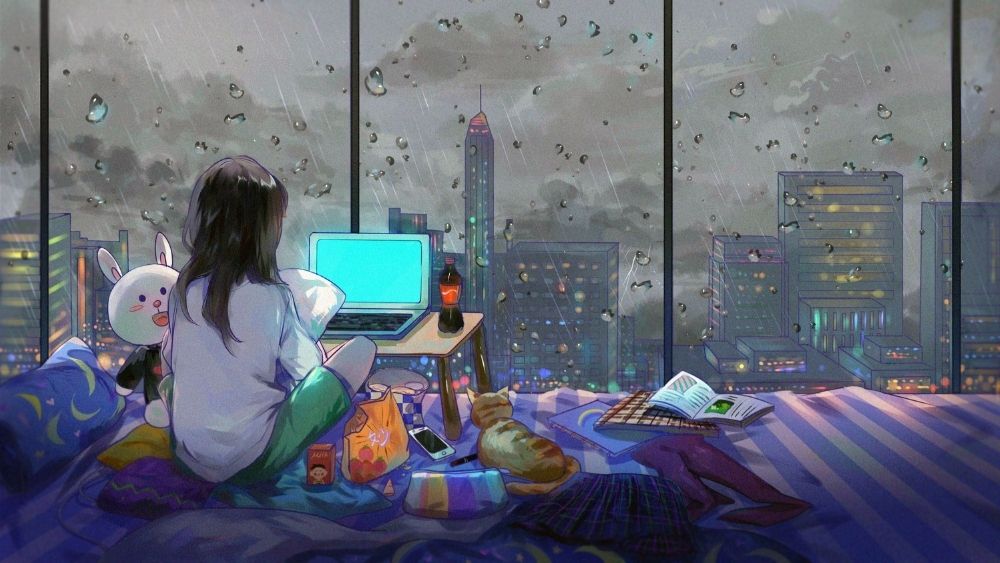 Tải ngay bộ hình nền "The City" theo phong cách Anime cực "chill" về ngay cho máy tính | Sforum