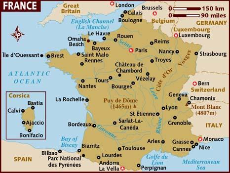 Image result for france map
