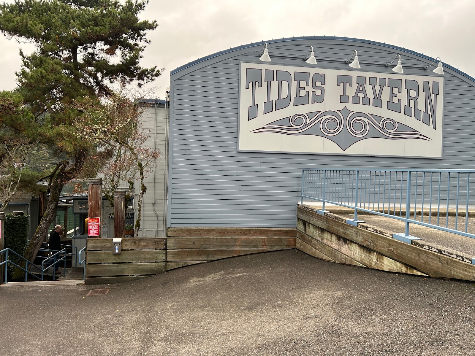 The outside of Tides Tavern, one of Gig Harbor’s most popular restaurants