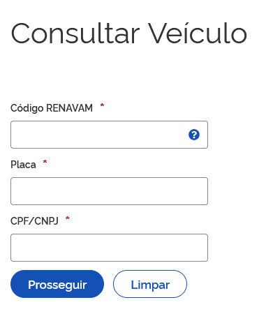 Consulta RENAVAM SENATRAN