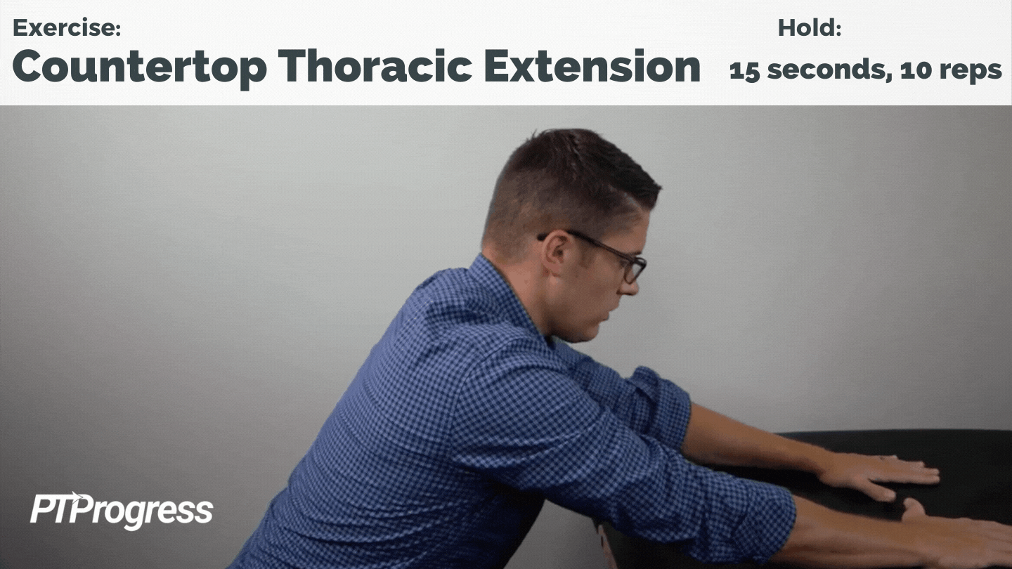 thoracic extension exercises to fix posture