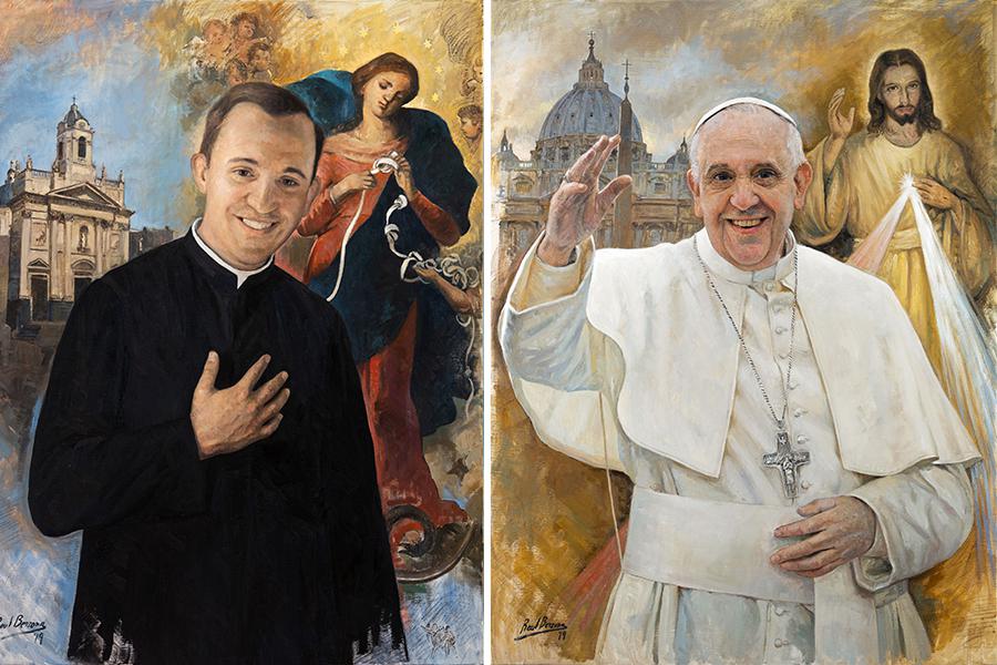 ‘Thanh niên Bergoglio’ và ‘Giáo hoàng Phanxico’: Hai con tem nhân kỷ niệm 50 của ngài