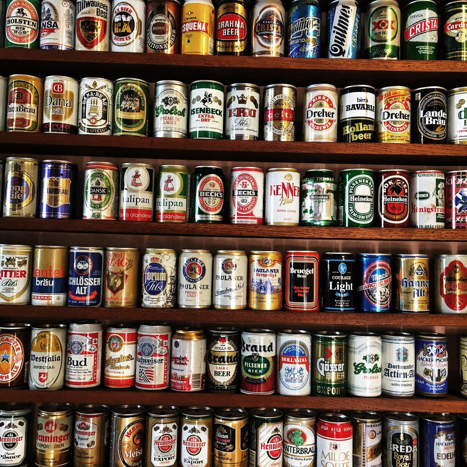 Marcas de cervejas em lata - cervejas menos calóricas - BVML