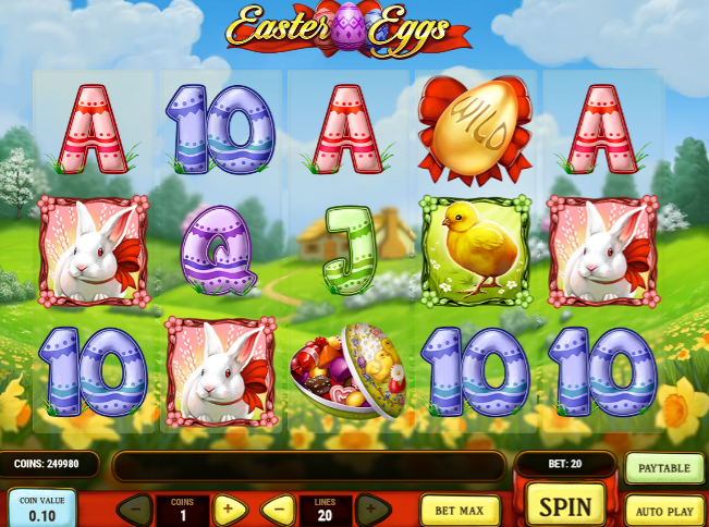 Easter Eggs slot title