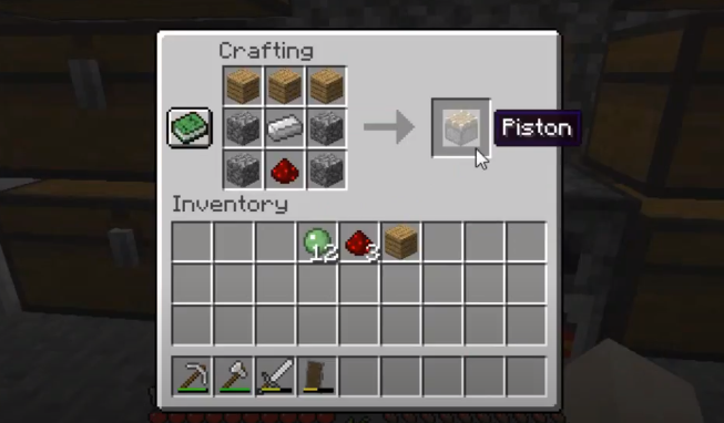How To Make Sticky Piston: Minecraft Recipe