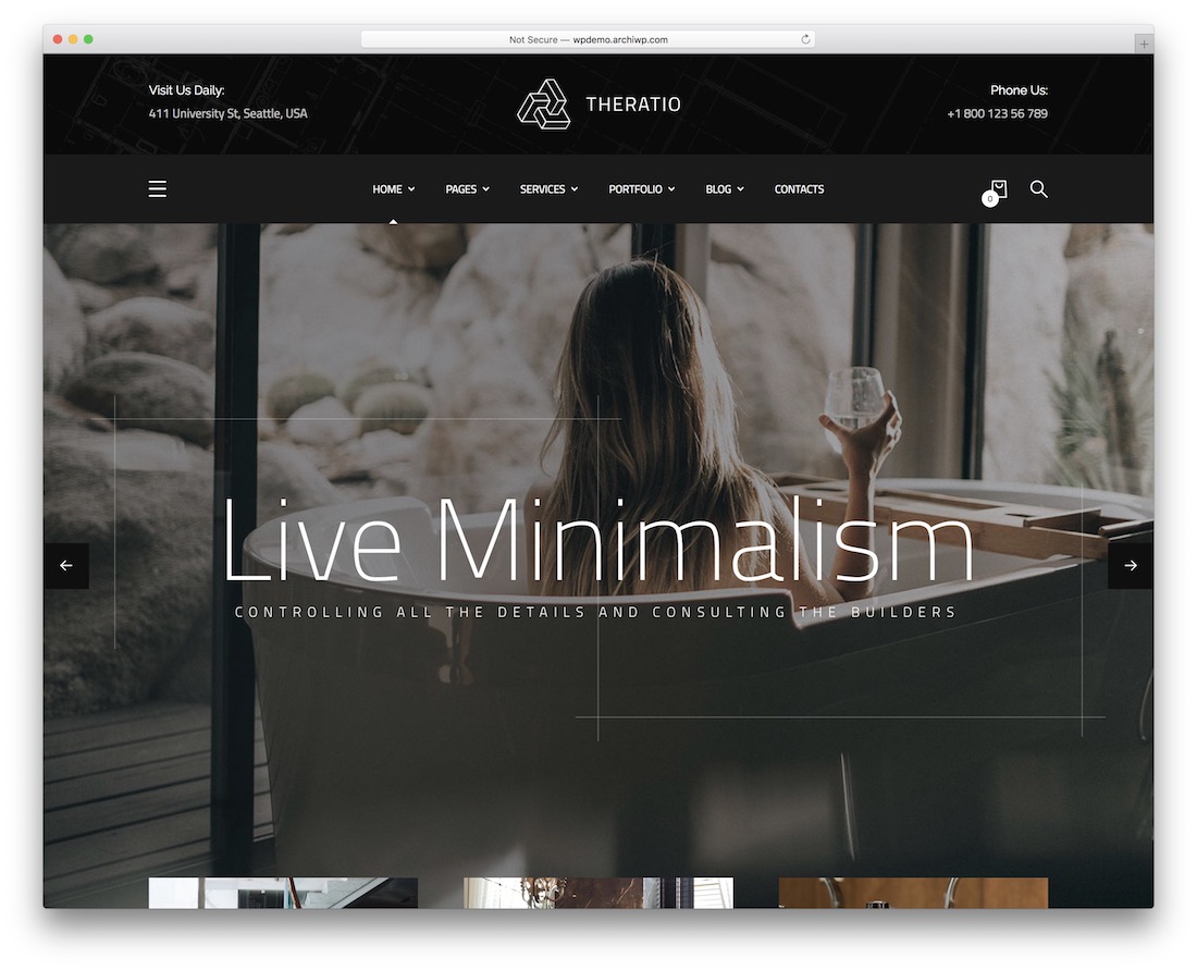 tema wordpress desain interior theratio