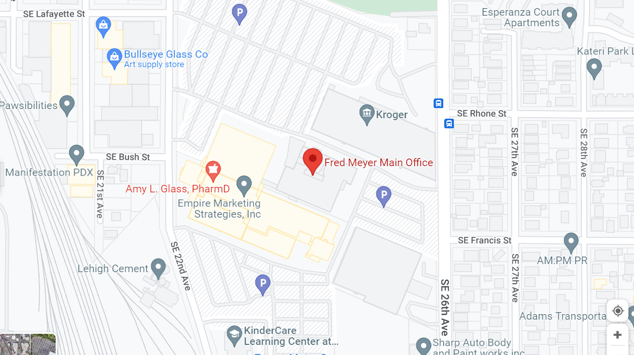 Fred Meyers Pharmacy map