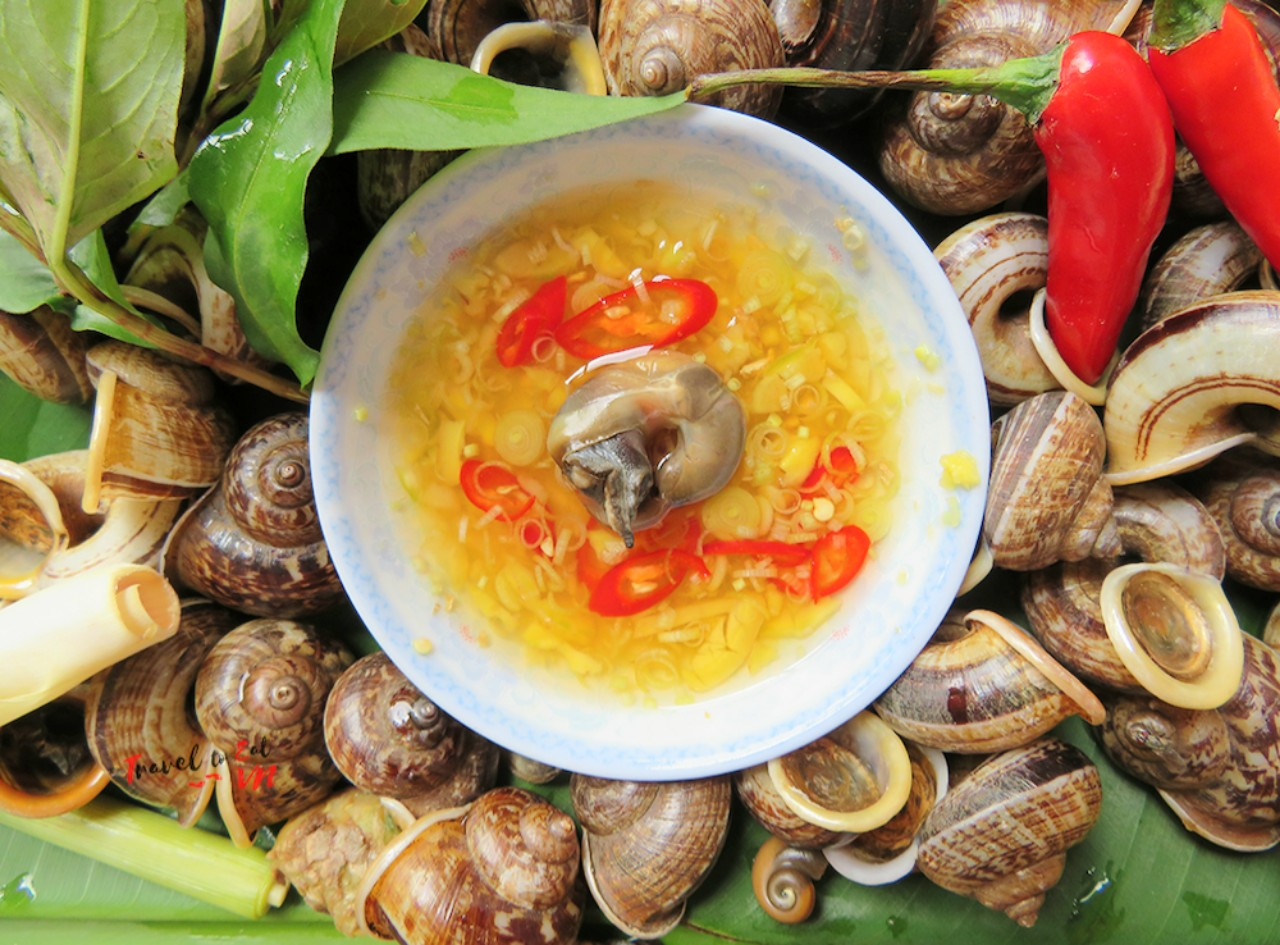 Authentic Ninh Binh cuisine: mountain snail