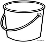 Dibujo de balde para colorear - Imagui