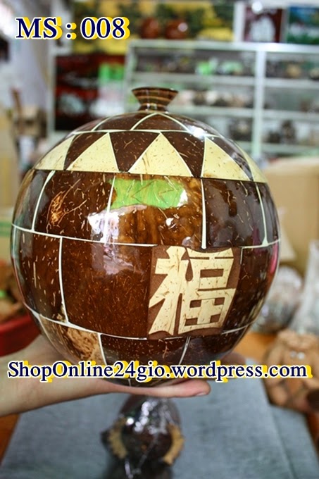 MỸ NGHỆ DỪA : CÁC SẢN PHẨM TỪ GỖ DỪA