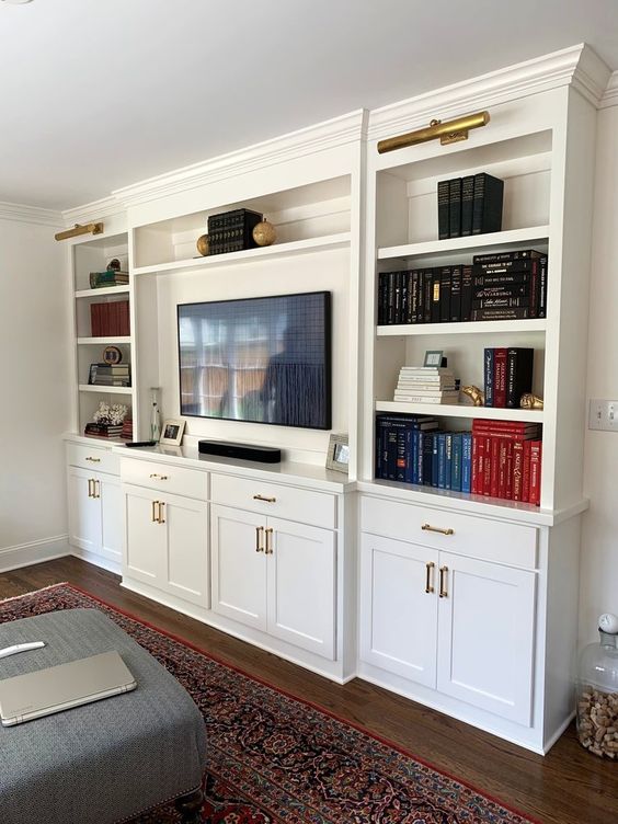 Built-In Cabinets Entertainment Center