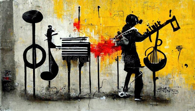 323 Musical Graffiti Stock Photos - Free & Royalty-Free Stock Photos from  Dreamstime