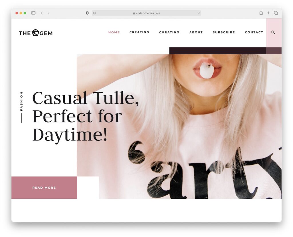 tema de wordpress de moda de thegem