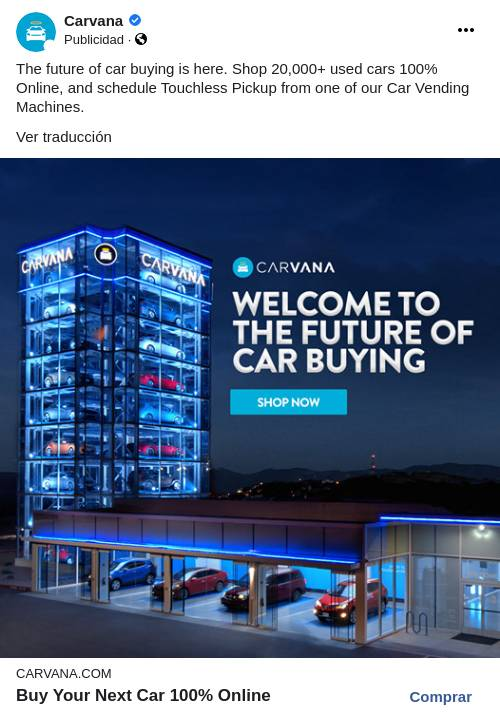 Carvana Ad Example