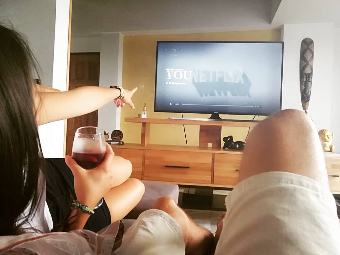 Netflix and sangria on Sunday in Medellin