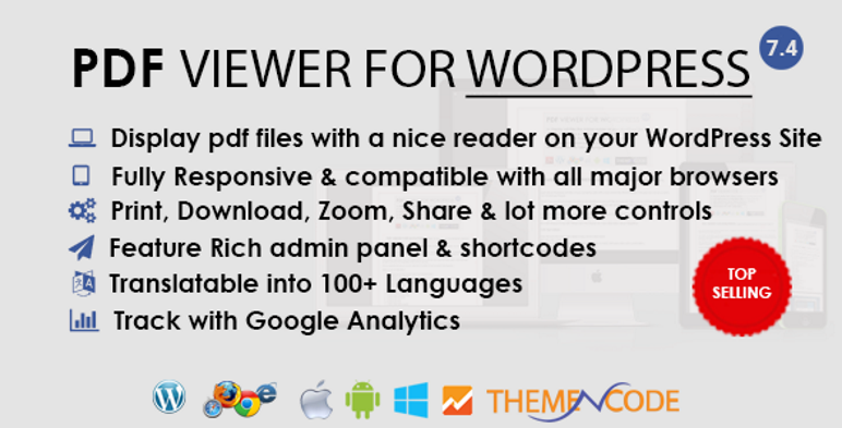 Visualizador de PDF para WordPress Plugin