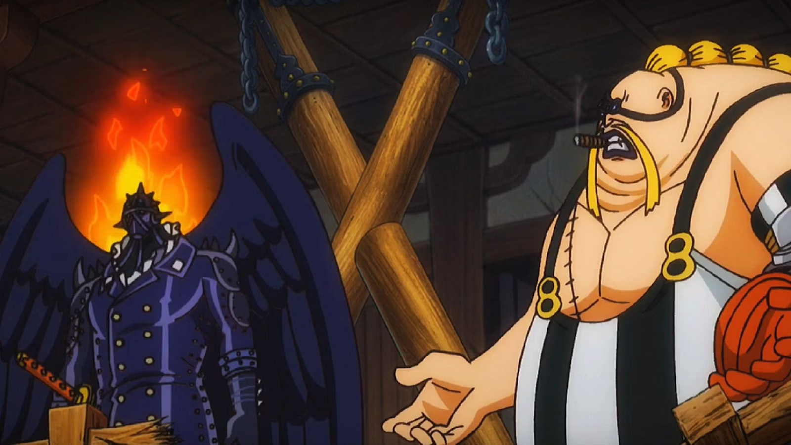 King The Wildfire  One piece ep, One piece anime, The 3 kings
