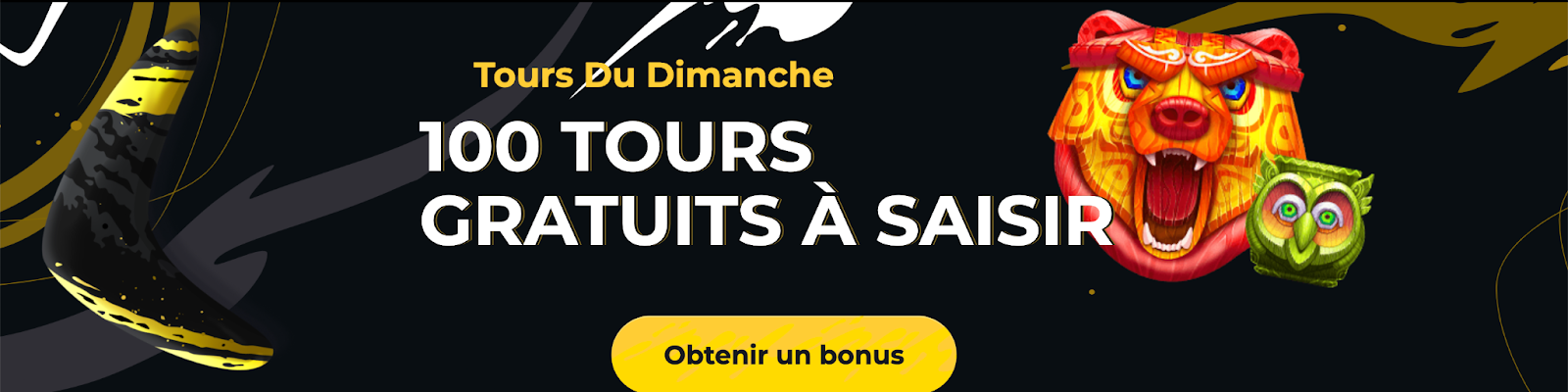 La promotion Tours du dimanche sur Boomerang