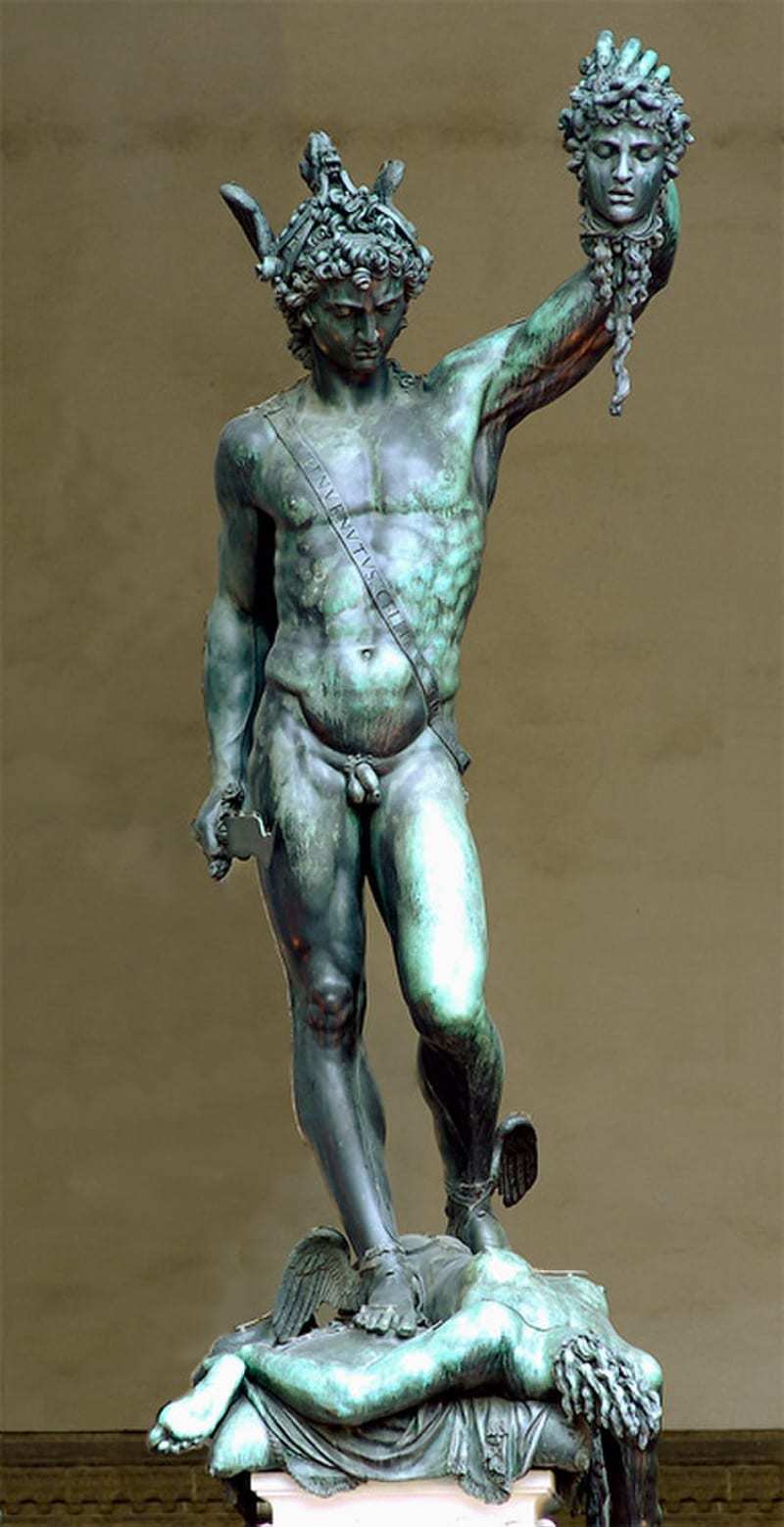 Perseus with the Head of Medusa, Benvenuto Cellini, 1545. via Wikiart