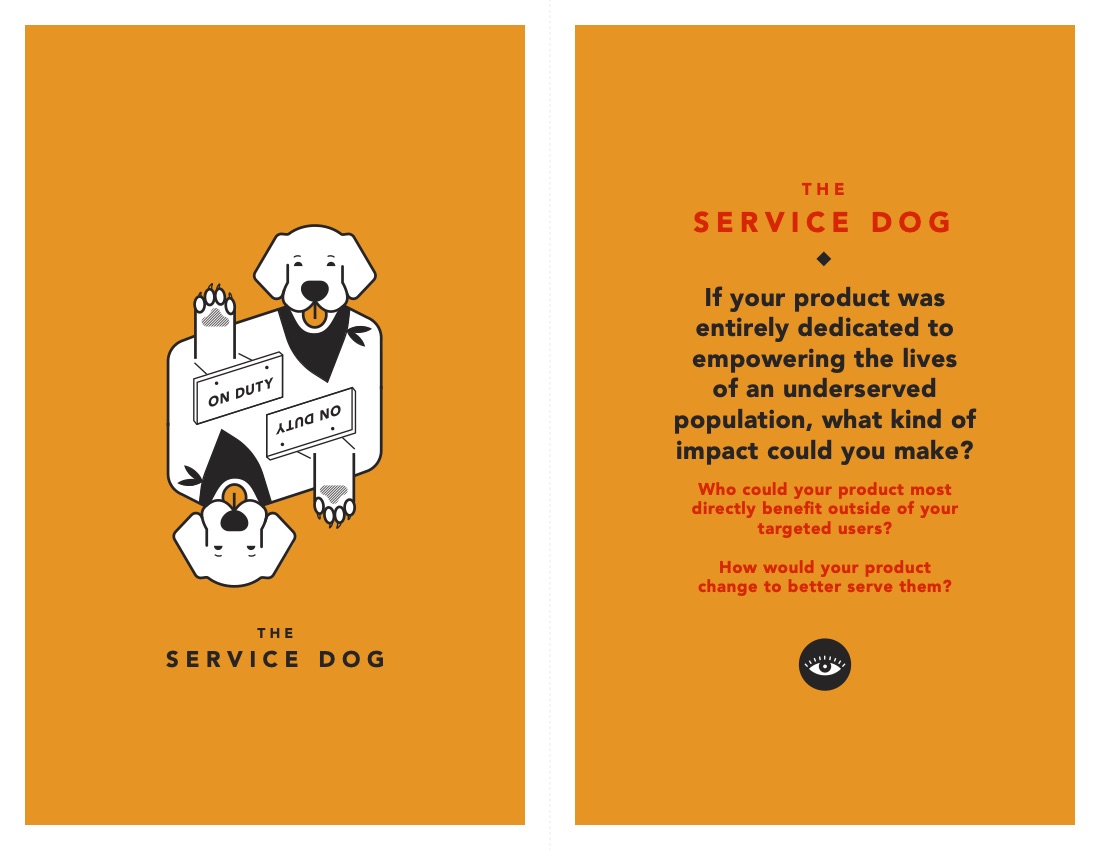 Service Dog Tarot Cards of Tech