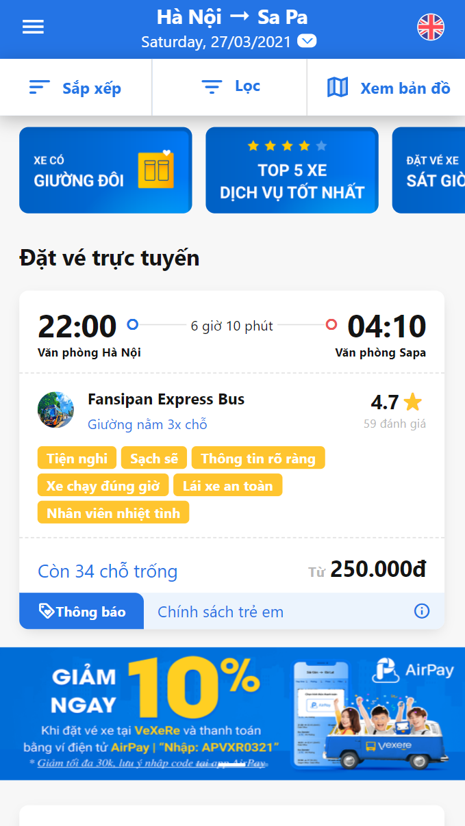 Chọn giờ đi phù hợp với nhu cầu