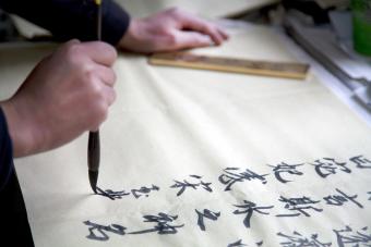 Writing Chinese calligraphy