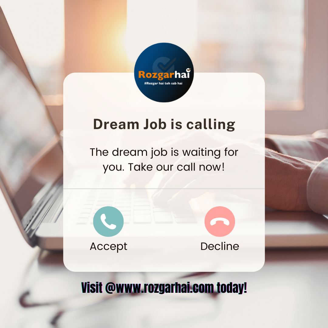 Dream job calling http://rozgarhai.com/