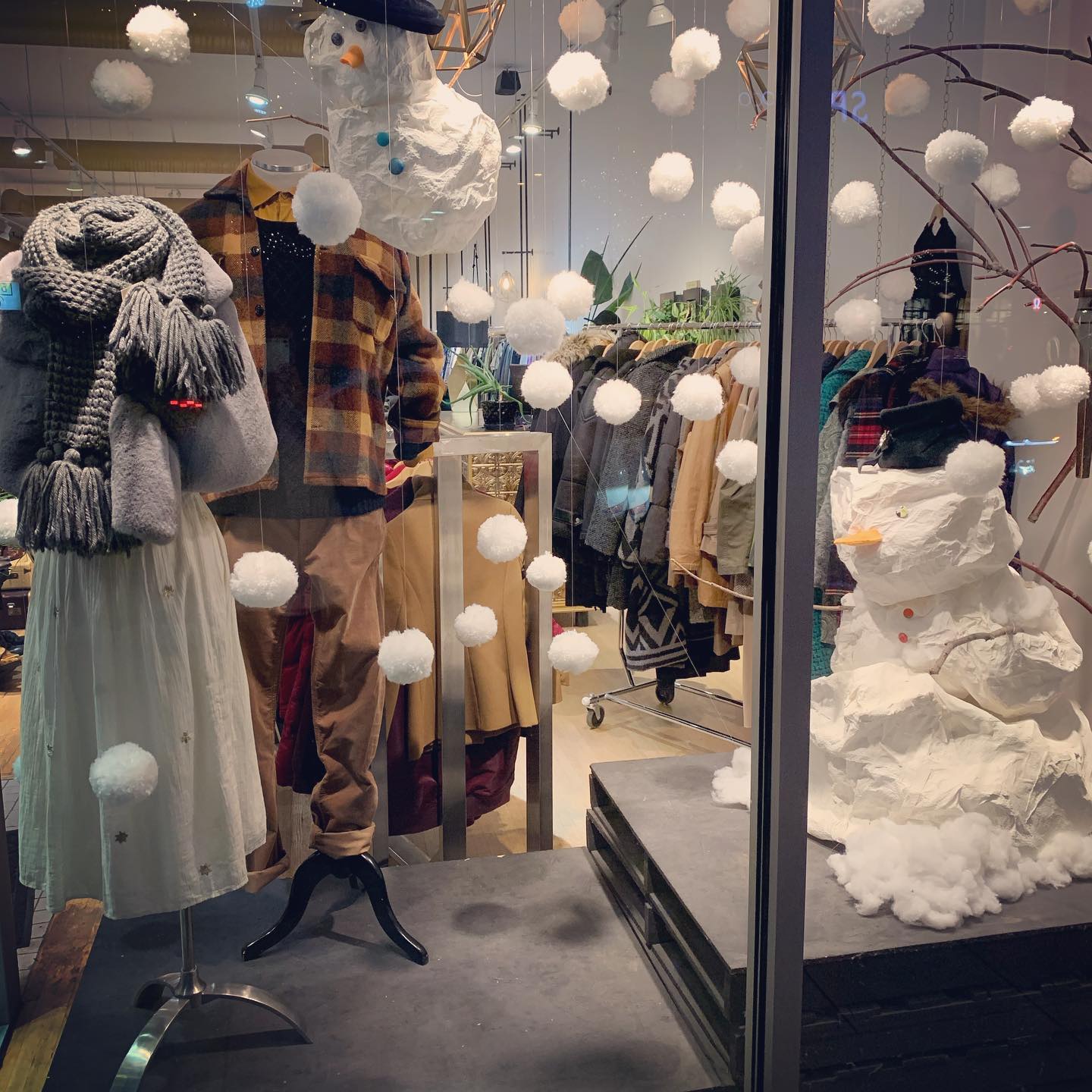 frock & fellow storefront clothing display