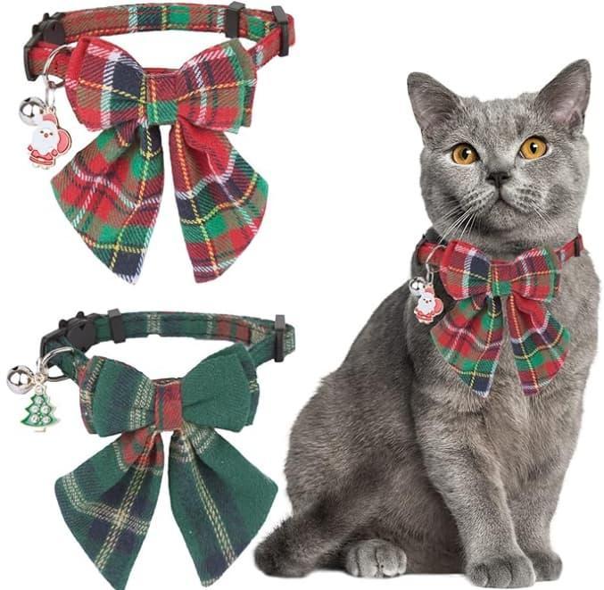 ADOGGYGO Christmas Cat Collars
