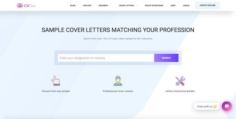CVOwl - simple cover letters