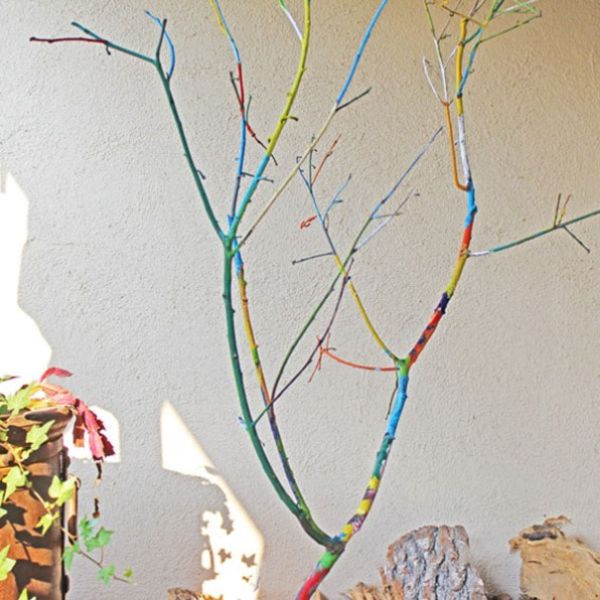 a rainbow tree preschool craft