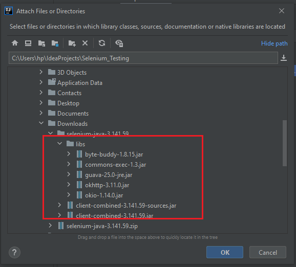 How to use IntelliJ IDE & Selenium Webdriver